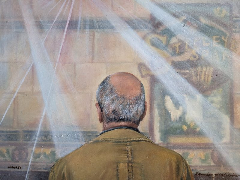 Rick the legend £3100 60x60cms