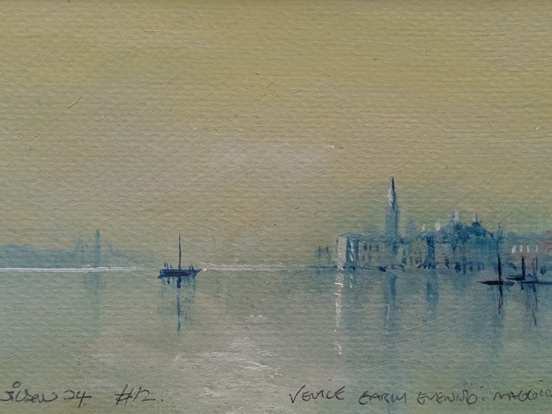 Venice 7pm £450 15x10cms